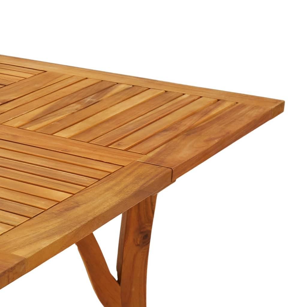 vidaXL طاولة حديقة 85×85×75 سم خشب أكاسيا صلب