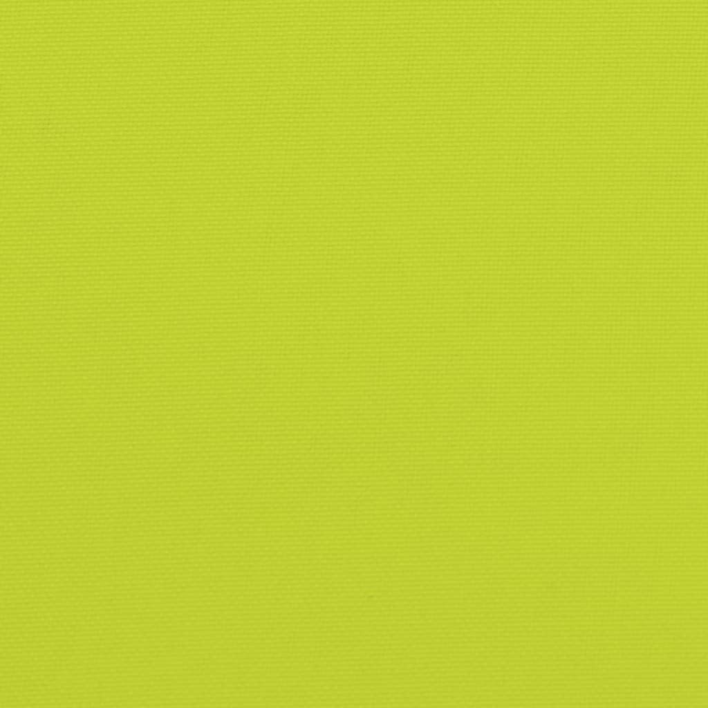 vidaXL وسائد بنش حديقة 2 ق أخضر فاقع 100×50×7 سم قماش أكسفورد
