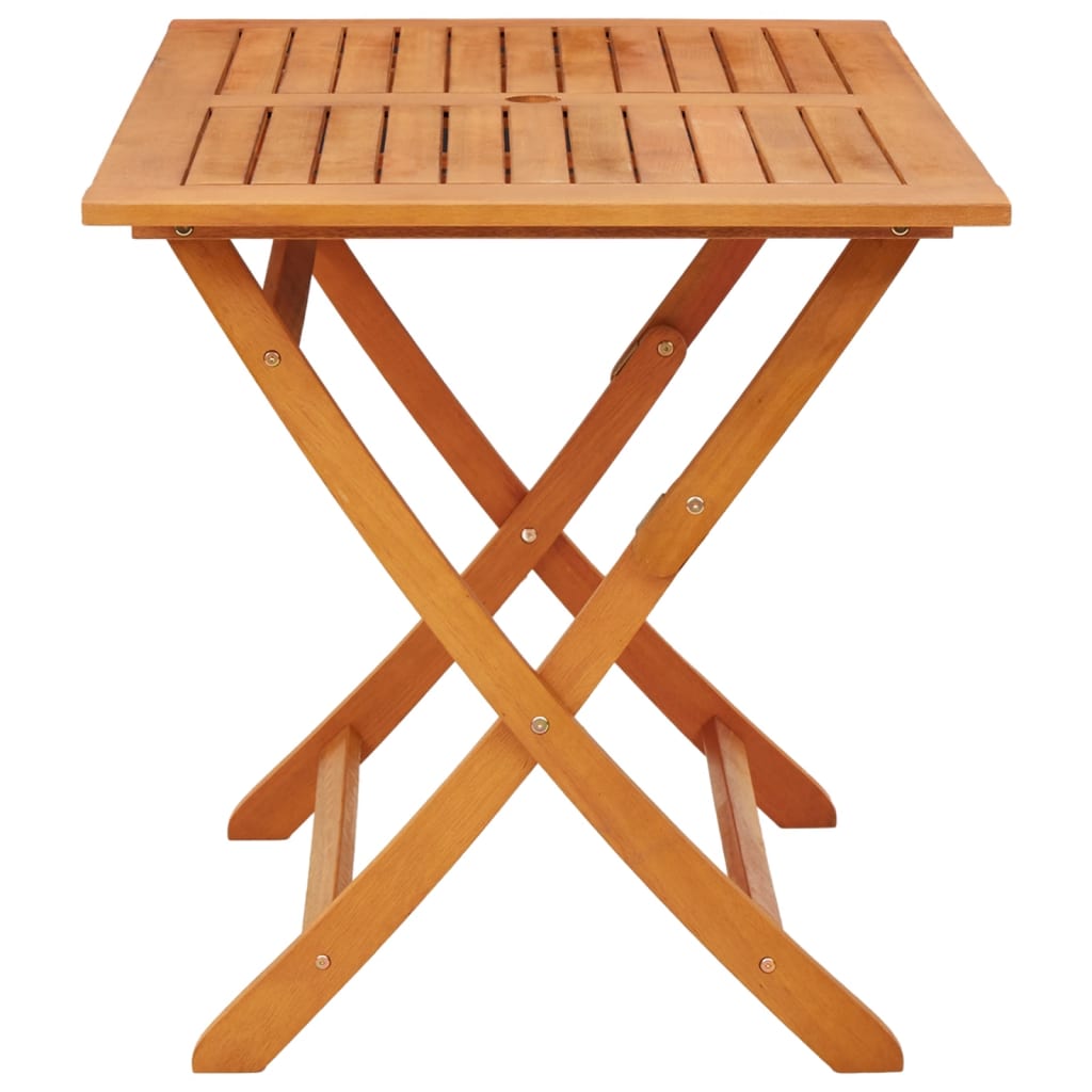 vidaXL طاولة حديقة قابلة للطي 120×70×75 سم خشب كافور صلب