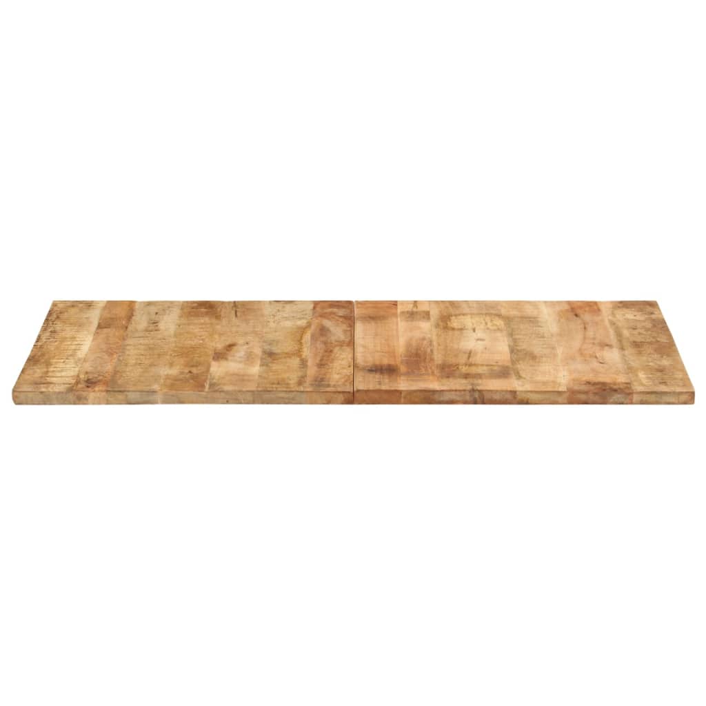 vidaXL سطح طاولة دائري خشب مانجو صلب 25-27 مم 120×60 سم
