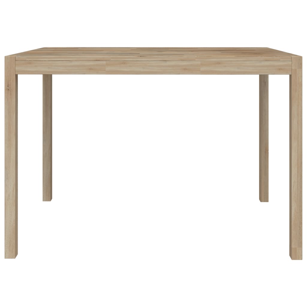 vidaXL طاولة طعام 110×70×75 سم خشب أكاسيا صلب