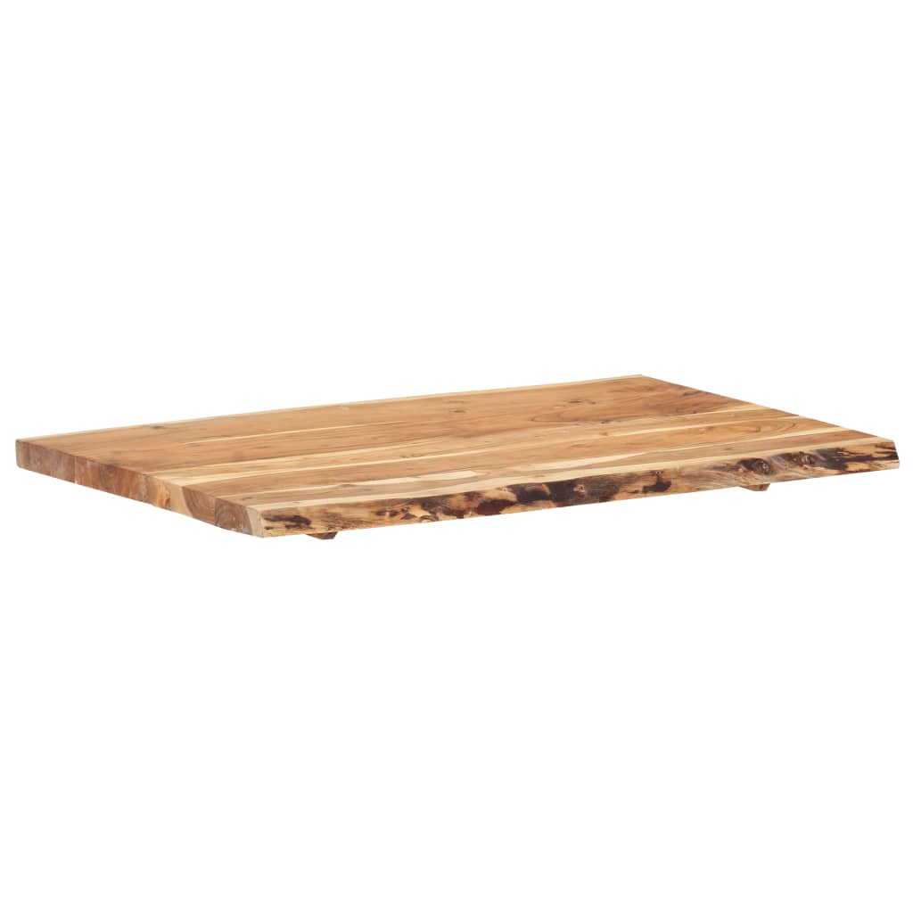 vidaXL سطح طاولة خشب أكاسيا صلب 100×(50-60)×3.8 سم