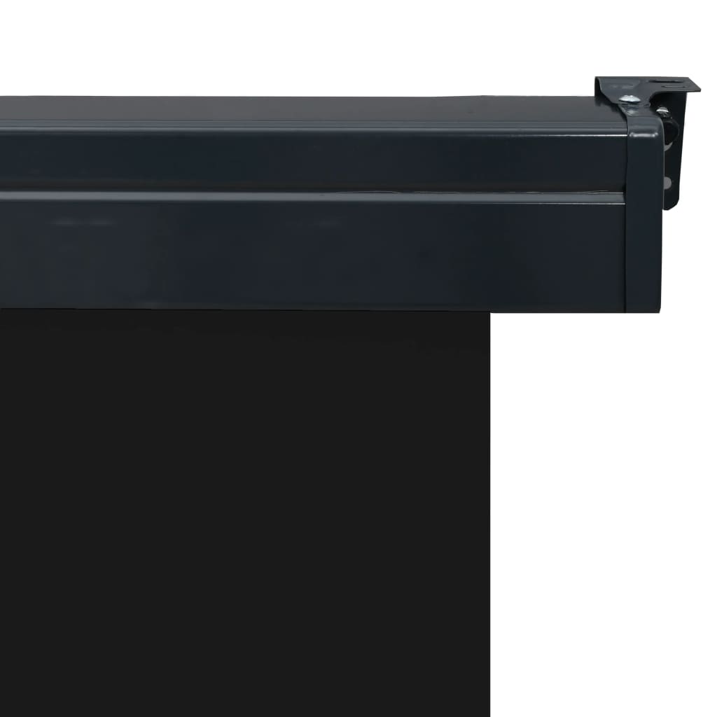 vidaXL مظلة شرفة جانبية 105×250 سم أسود