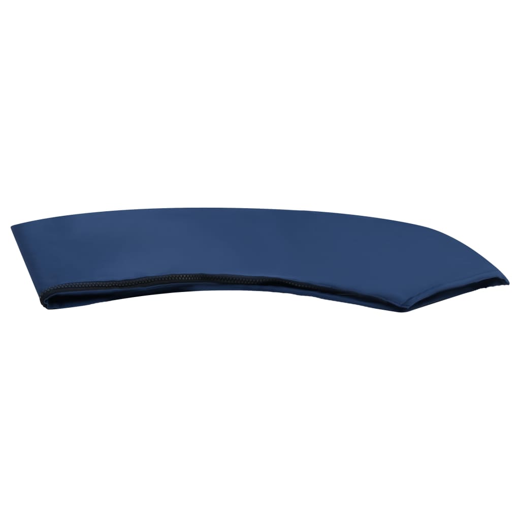 vidaXL سقف مظلة بيميني 2 قوس أزرق كحلي 180×150×110 سم