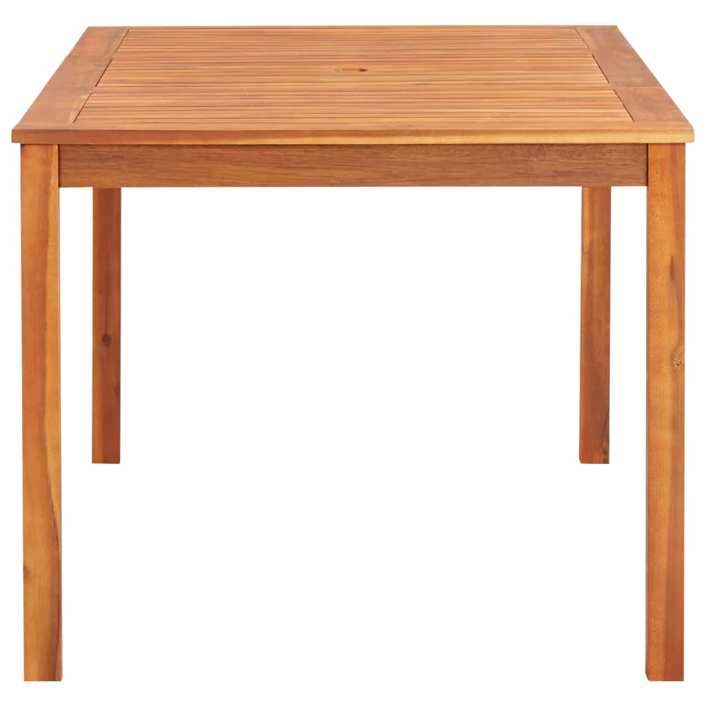 vidaXL طاولة حديقة 150×90×74 سم خشب سنط صلب