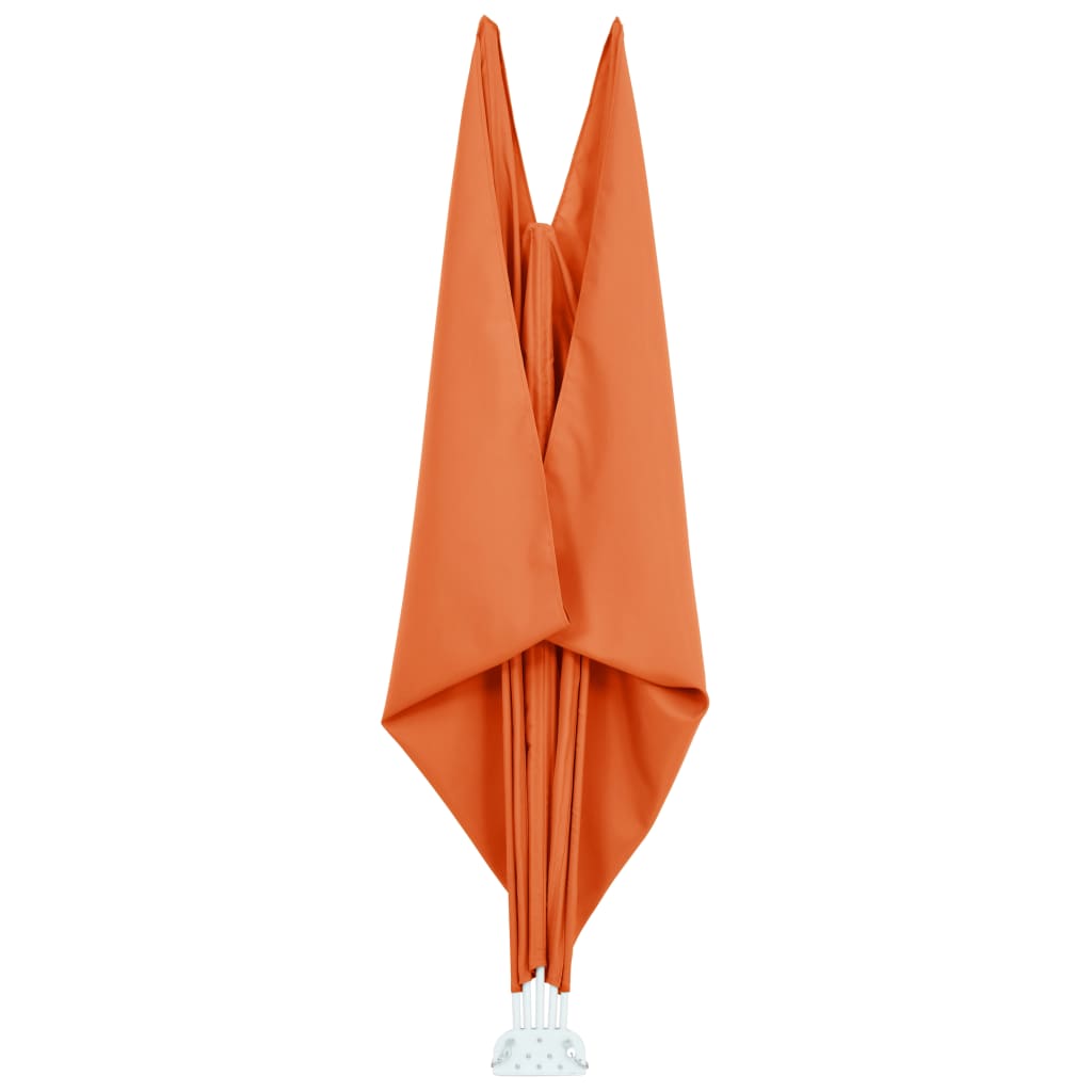 vidaXL مظلة تراس جانبية قابلة للطي تيراكوتا 300×150 سم