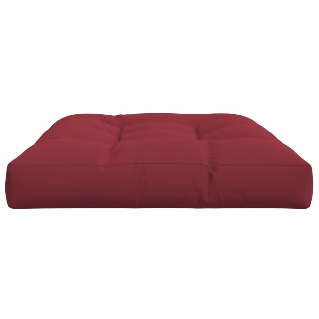 vidaXL 41513 وسادة مقعد منجدة أحمر داكن 120×80×10 سم