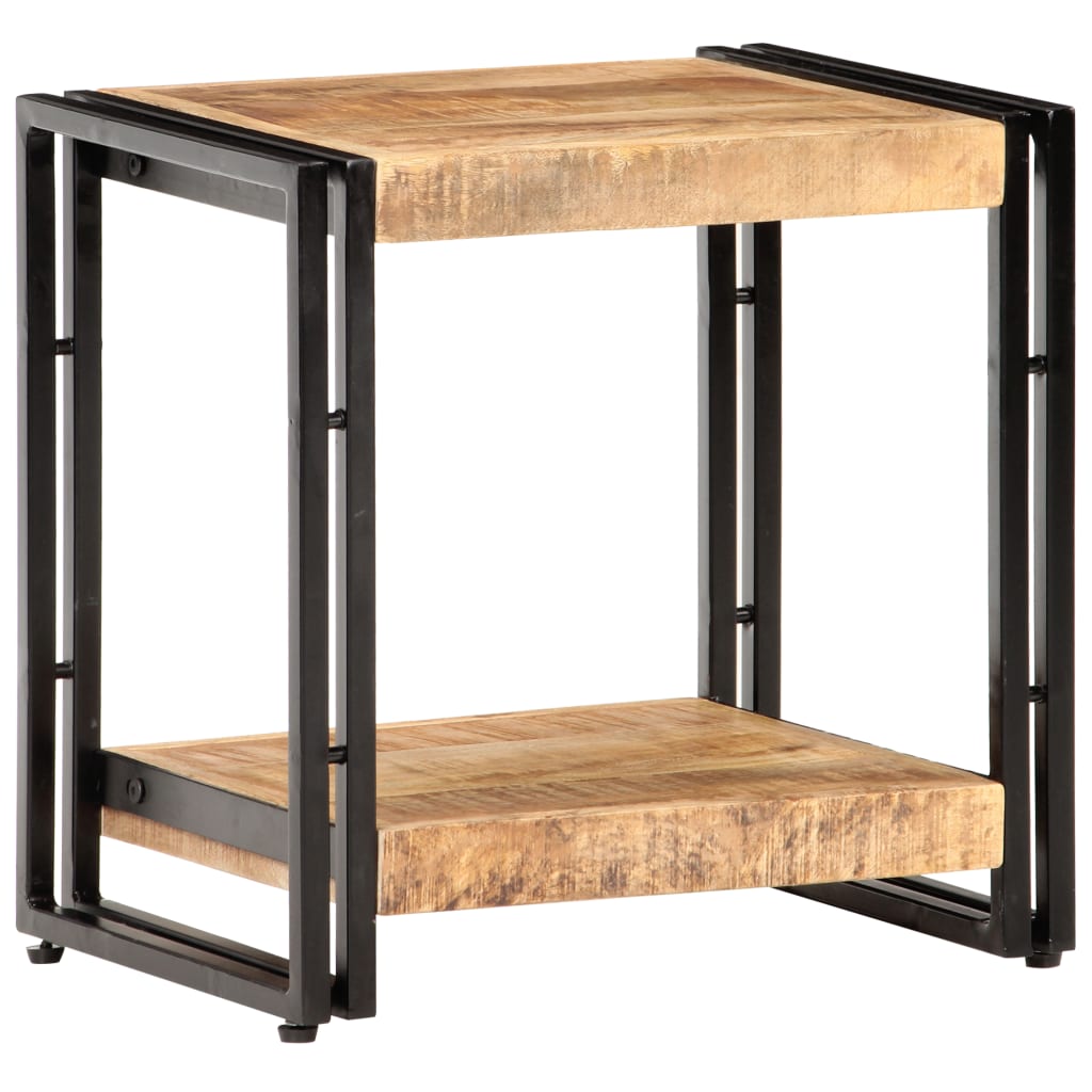 vidaXL طاولة جانبية 40×30×40 خشب مانجو خشن