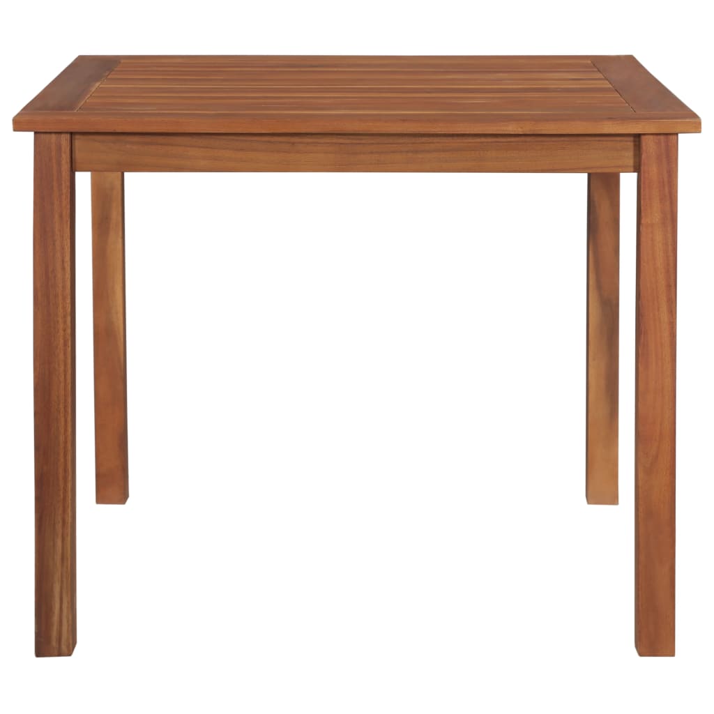 vidaXL طاولة حديقة 85×85×74 سم خشب أكاسيا صلب