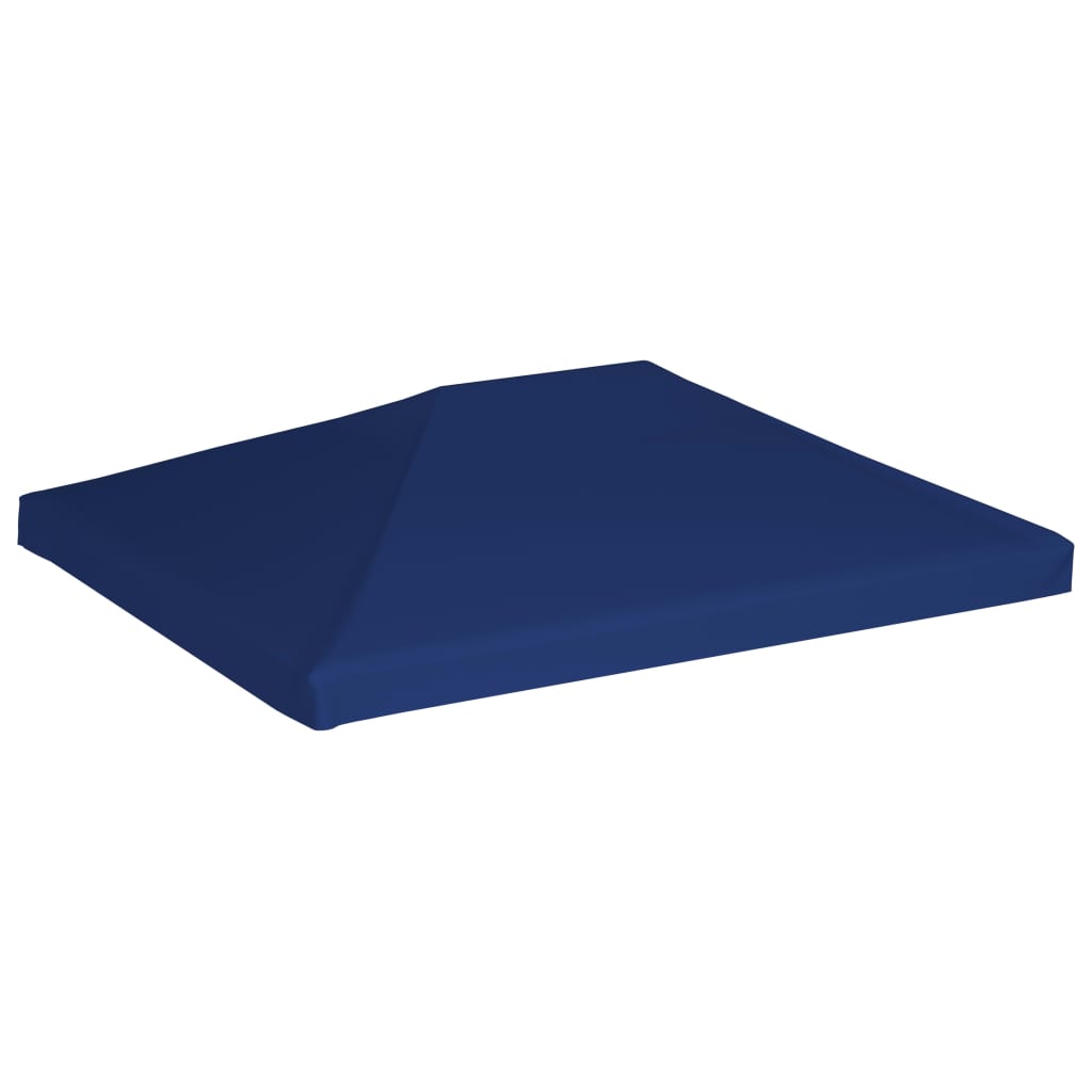vidaXL سقف مظلة علوي 310 جم/ م² 4×3 م أزرق