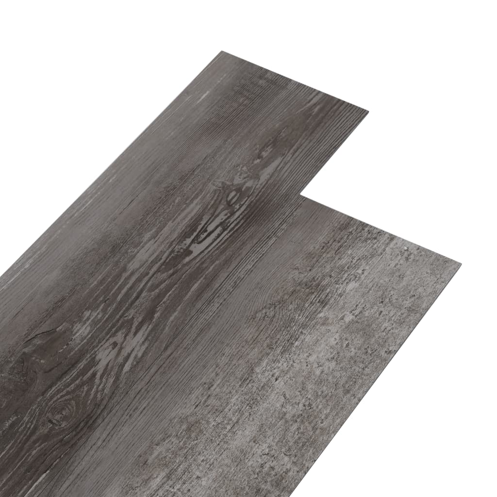vidaXL ألواح أرضيات PVC ذاتية اللصق 4,46 م² 3 ملم خشب مخطط