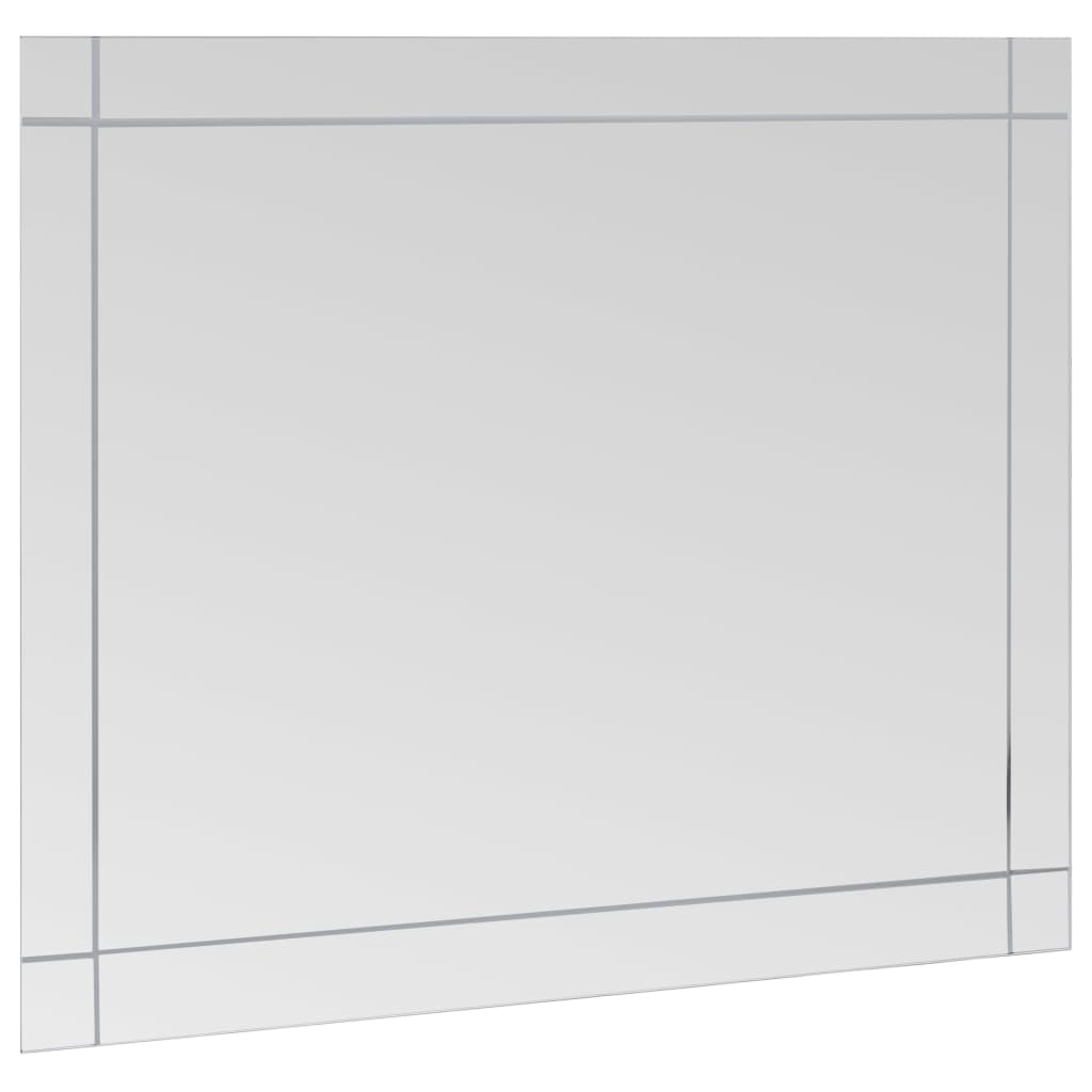 vidaXL مرآة حائطية 100×60 سم زجاج