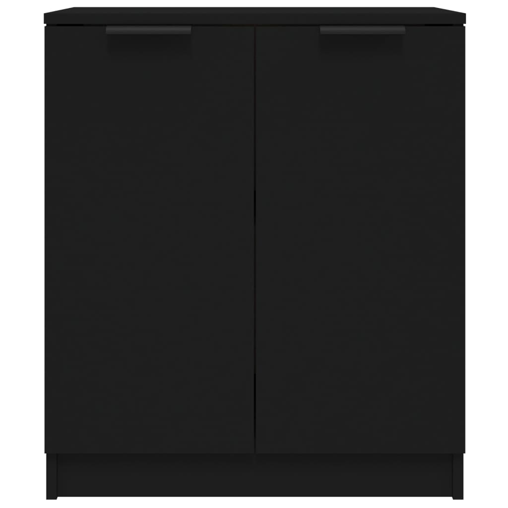 vidaXL خزانة جانبية أسود 60×30×70 سم خشب صناعي