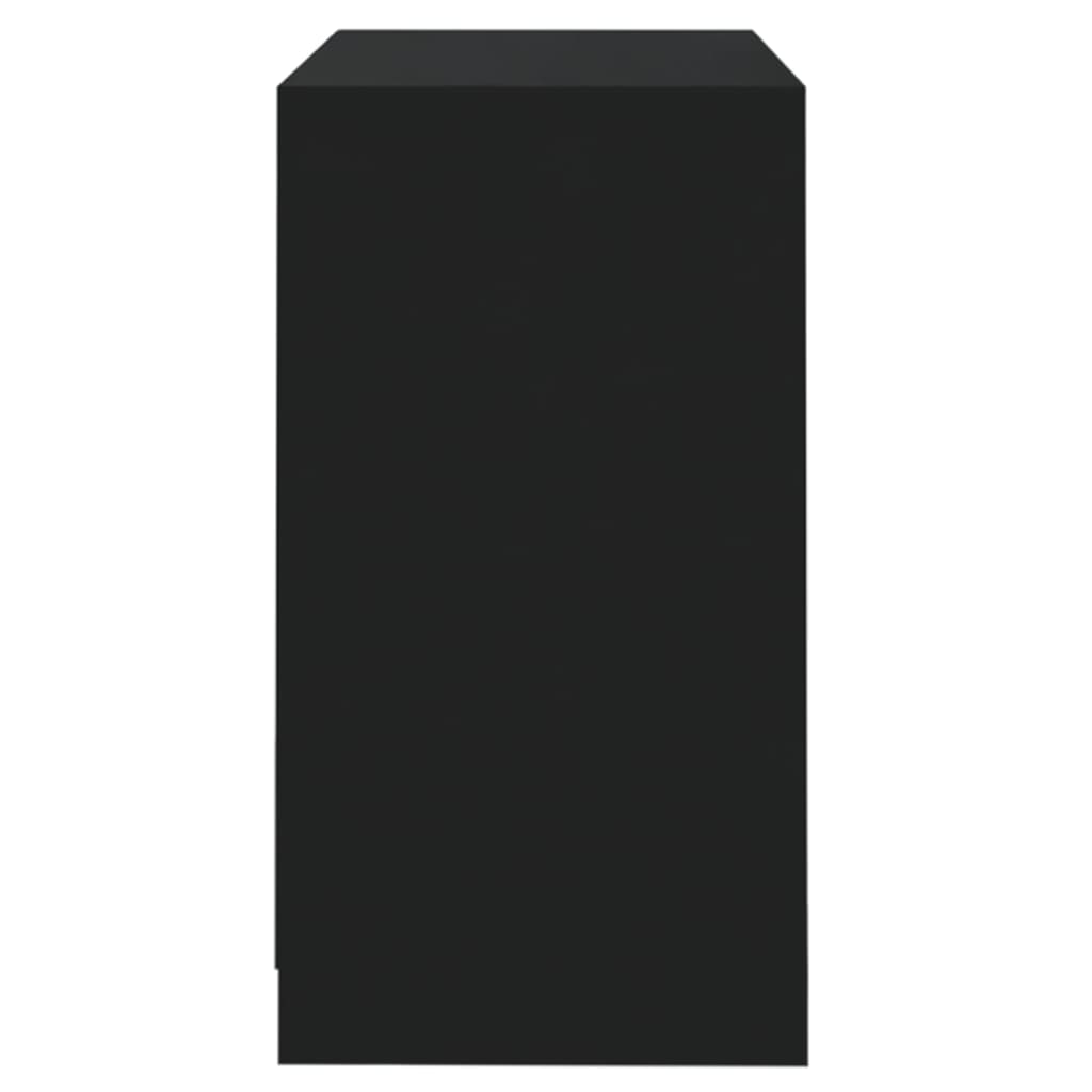 vidaXL خزانة جانبية 75x41x70 سم خشب صناعي أسود