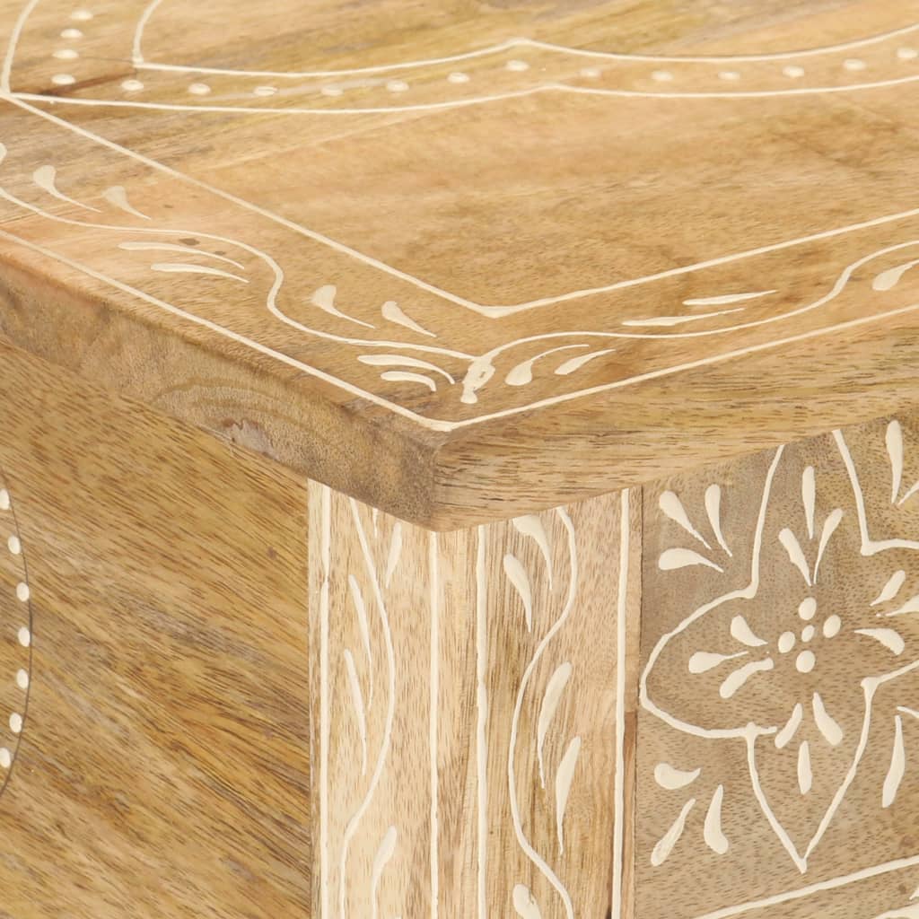 vidaXL طاولة كونسول 80×35×74 سم خشب مانجو صلب