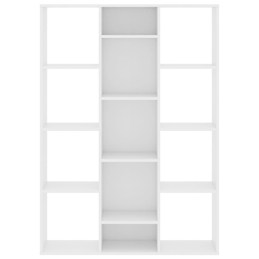 vidaXL فاصل غرفة/خزانة كتب أبيض 100×24×140 سم خشب مضغوط