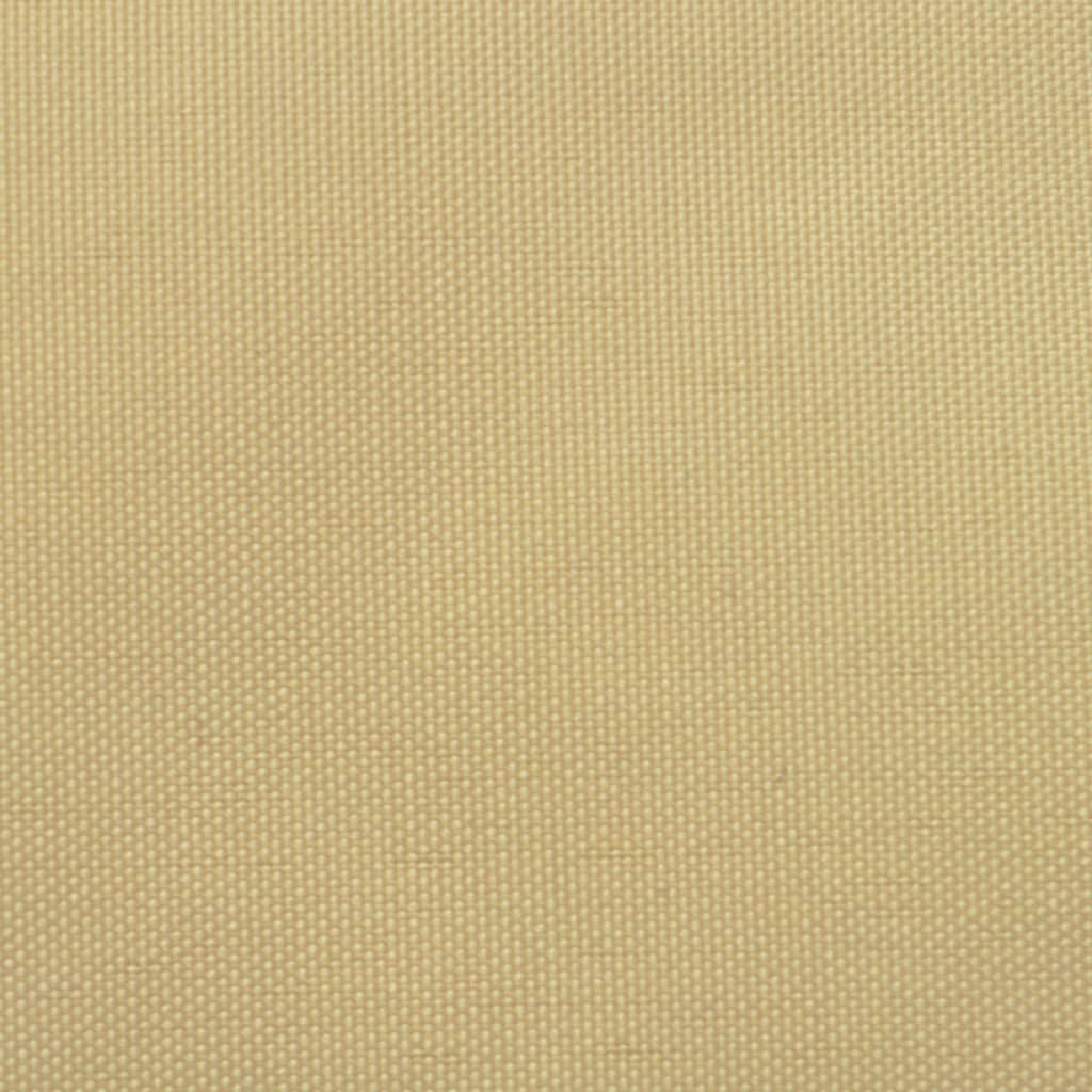 vidaXL مظلة شراعية قماش أكسفورد مربعة الشكل 2×2 سم بيج