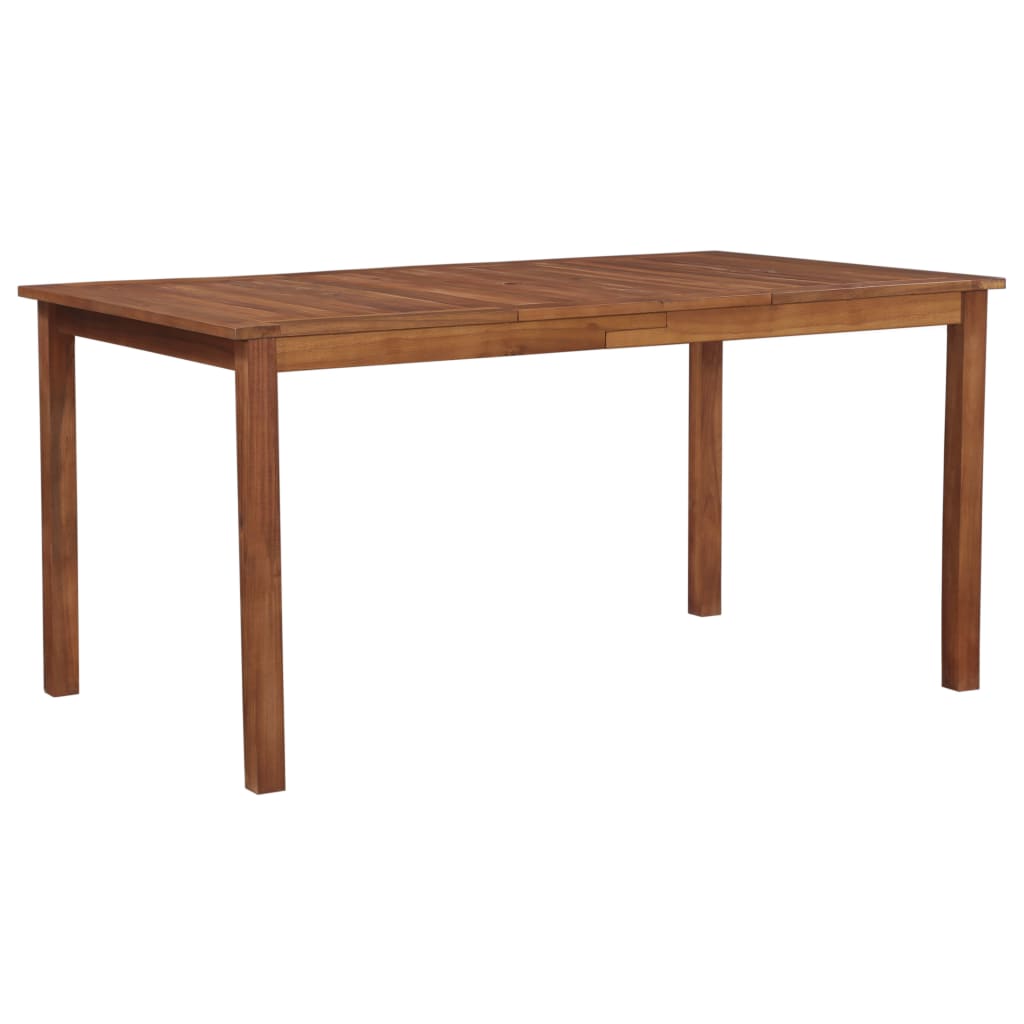 vidaXL طاولة حديقة 150×90×74 سم خشب أكاسيا صلب