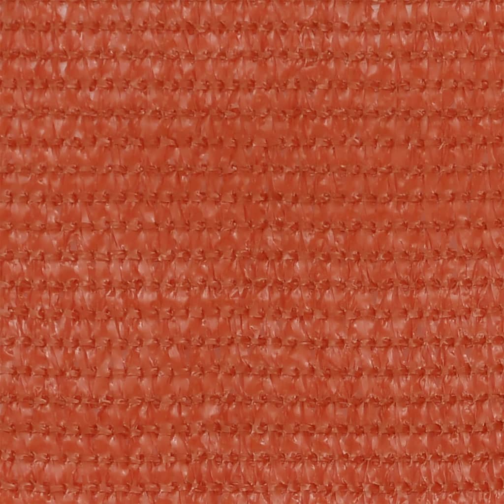 vidaXL ساتر شرفة برتقالي 90×500 سم HDPE