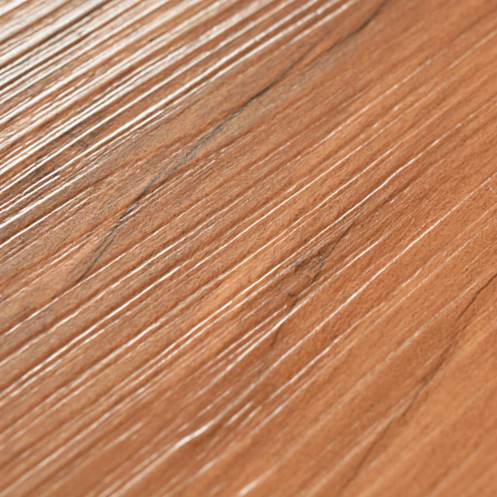 vidaXL ألواح أرضيات PVC لون خشب دردار طبيعي 4.46 م² 3 ملم