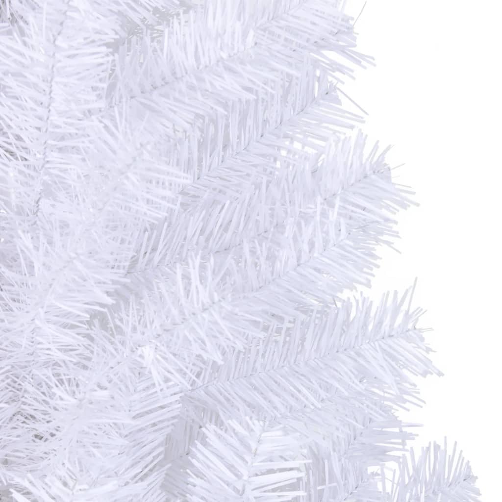 vidaXL شجرة كريسماس صناعية مقاس كبير 240 سم أبيض