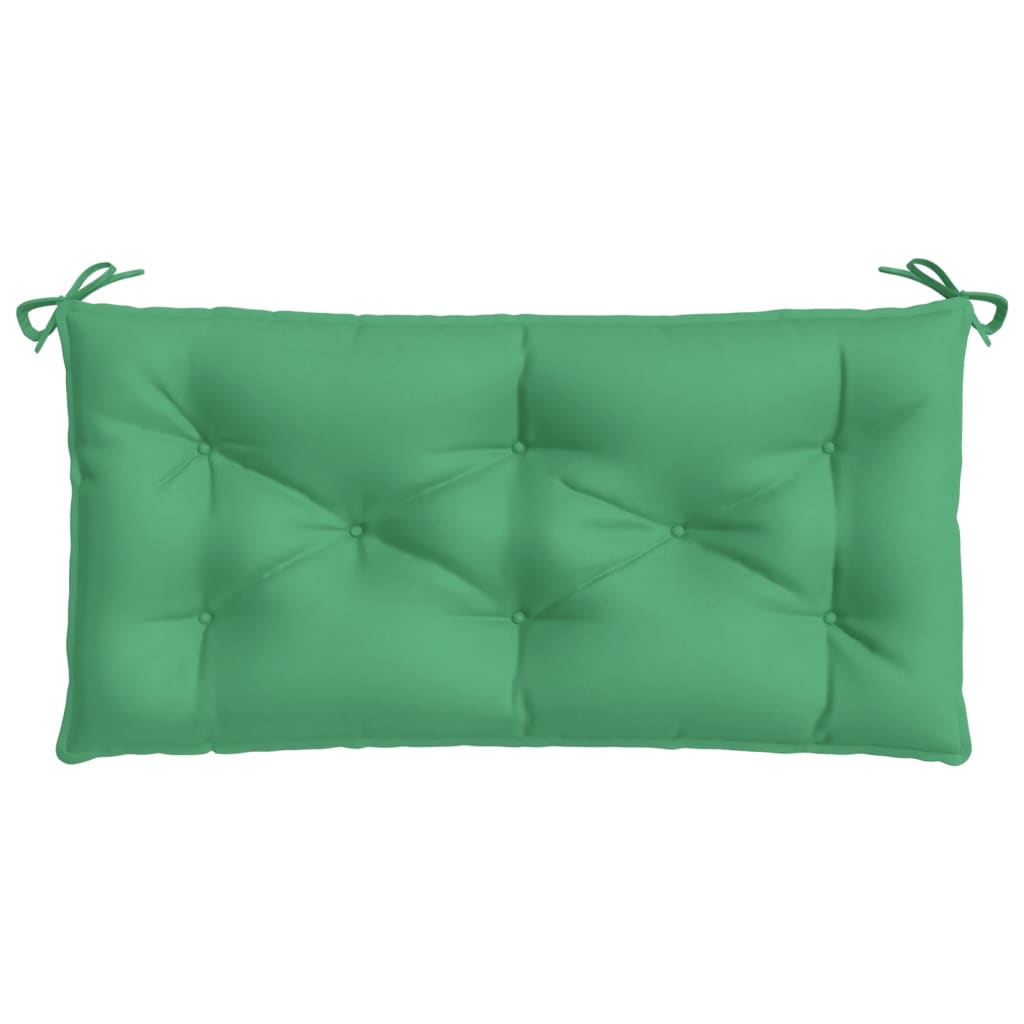 vidaXL وسادة مقعد حديقة أخضر 100×50×7 سم قماش