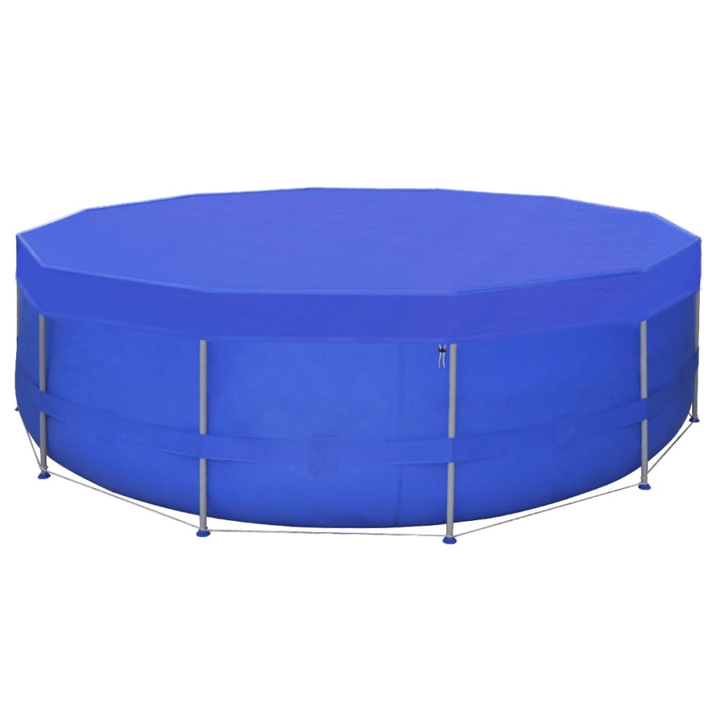 vidaXL Pool Cover PE Round 460 cm 90 g/m²
