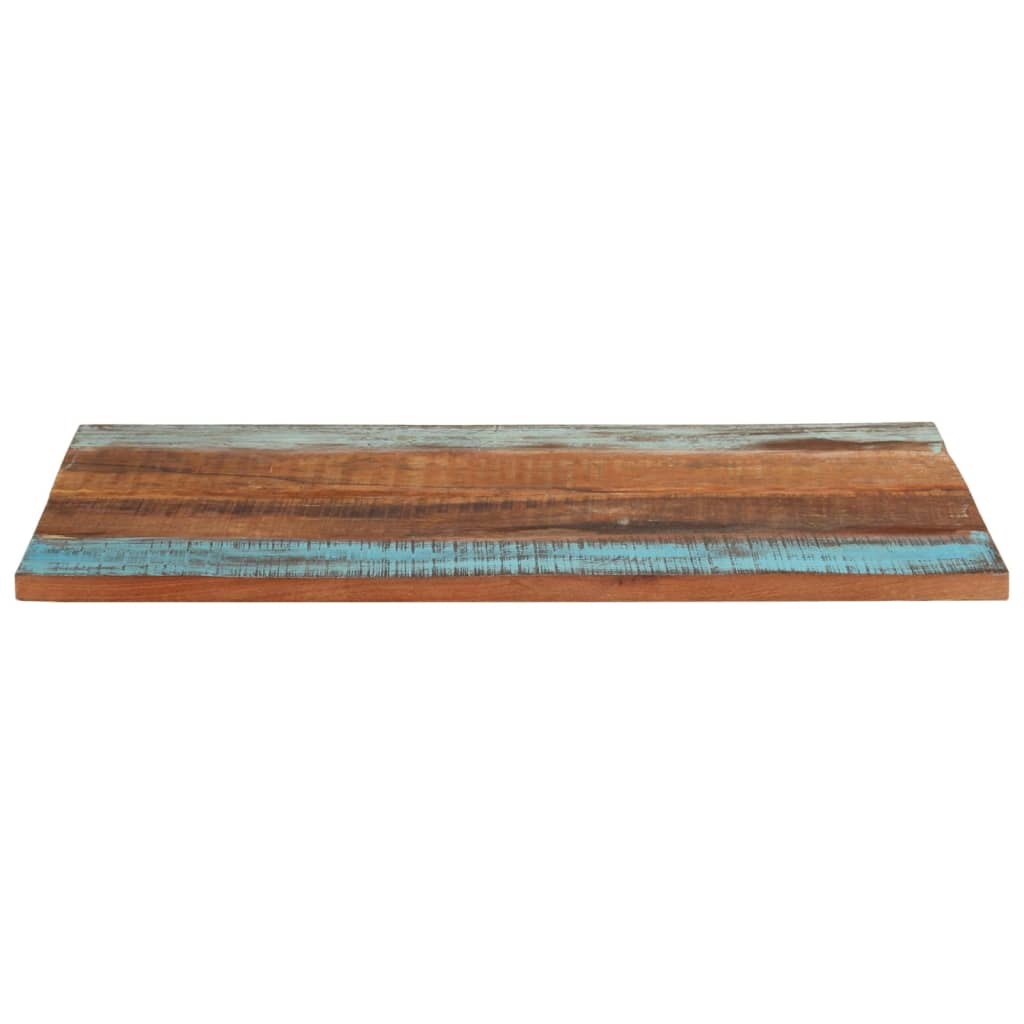 vidaXL سطح طاولة مستطيل 70×90 سم 25-27 ملم خشب صلب مستصلح