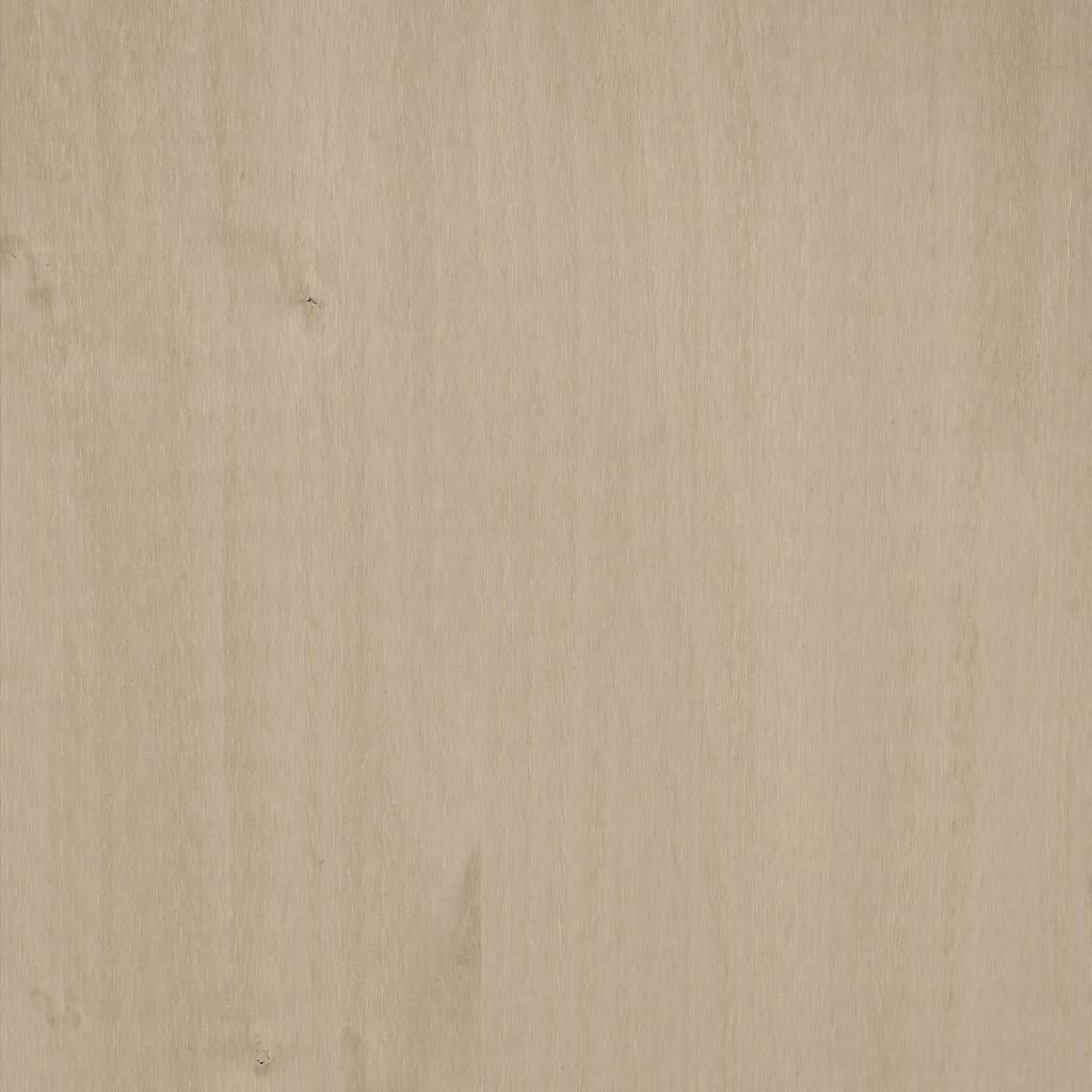vidaXL خزانة جانبية بني عسلي 85×35×80 سم خشب صنوبر صلب