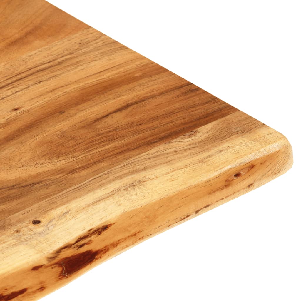 vidaXL سطح تسريحة الحمام خشب أكاسيا صلب 114×52×2.5 سم