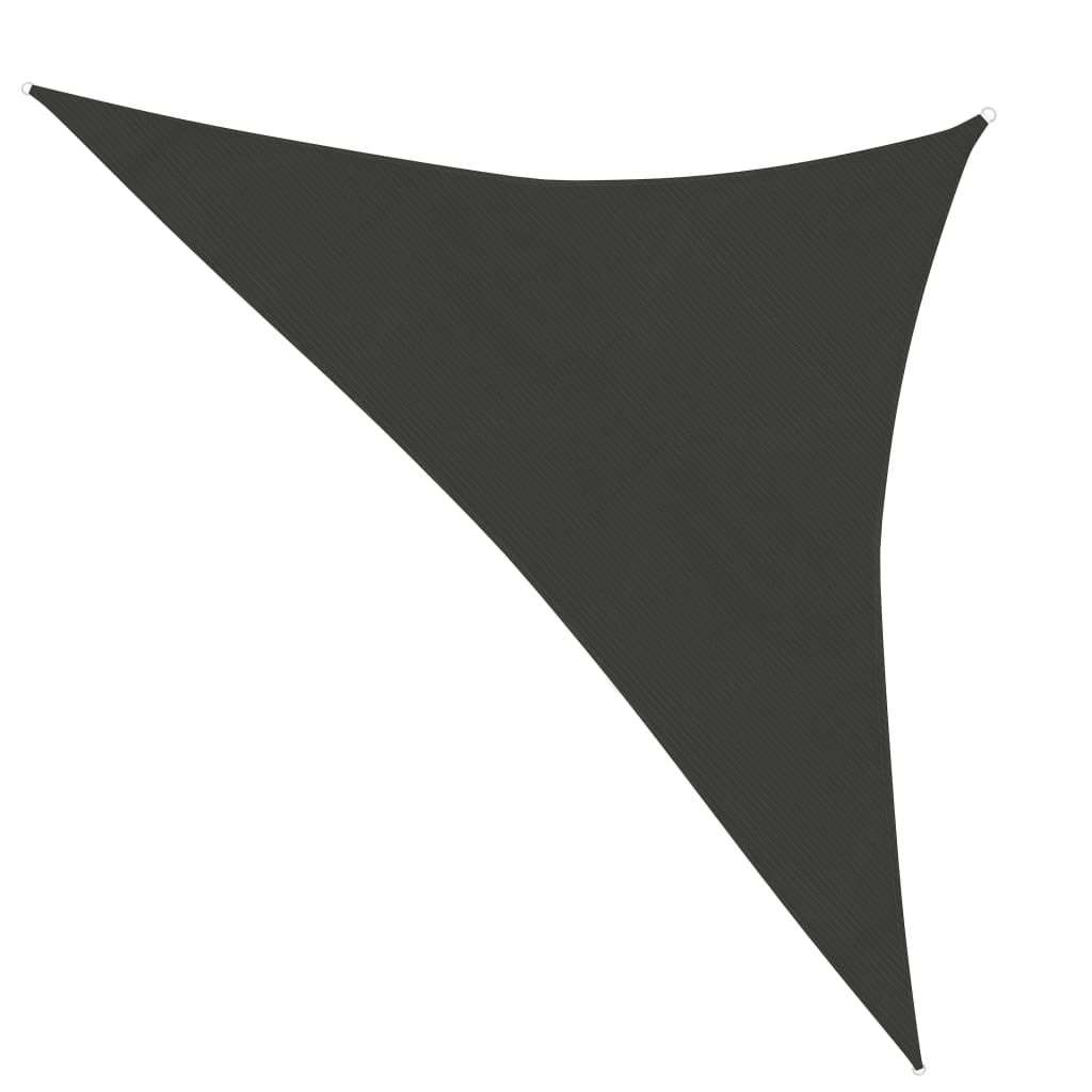 vidaXL مظلة شراعية 160 جم/م² أنثراسيت 3×3×4.2 م HDPE