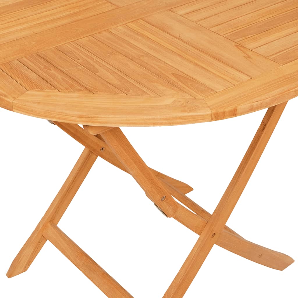 vidaXL طاولة حديقة قابلة للطي 85×76 سم خشب ساج صلب