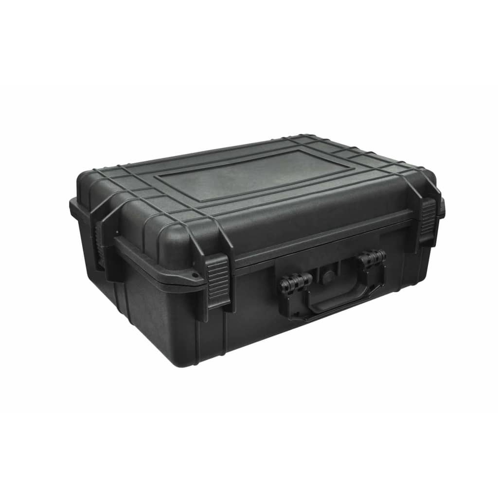 vidaXL حقيبة نقل صلبة سوداء مع إسفنج سعة 35 لتر