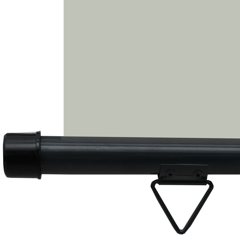 vidaXL مظلة شرفة جانبية 105×250 سم رمادي