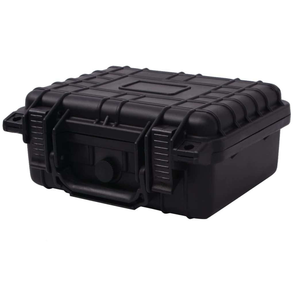 vidaXL حقيبة واقية أسود 27×24.6×12.4 سم