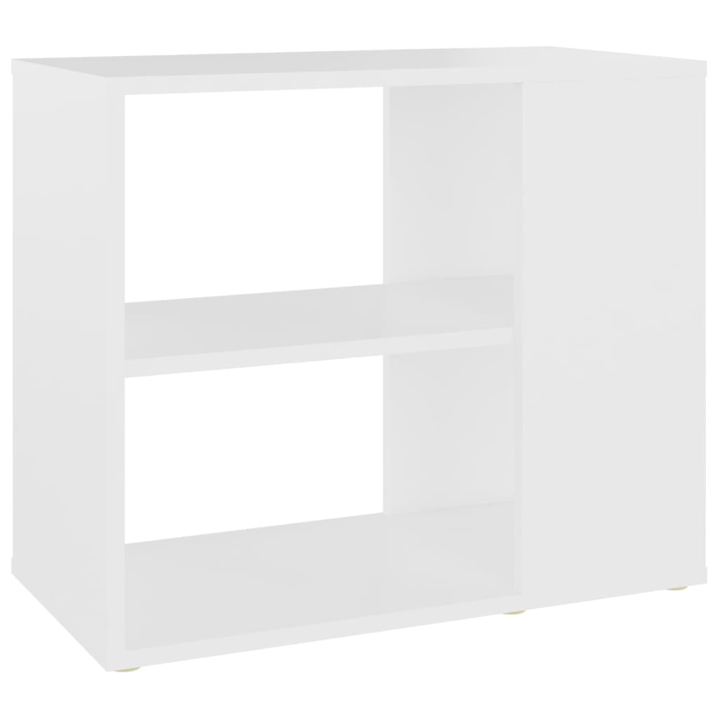 vidaXL خزانة جانبية أبيض 60×30×50 سم خشب صناعي