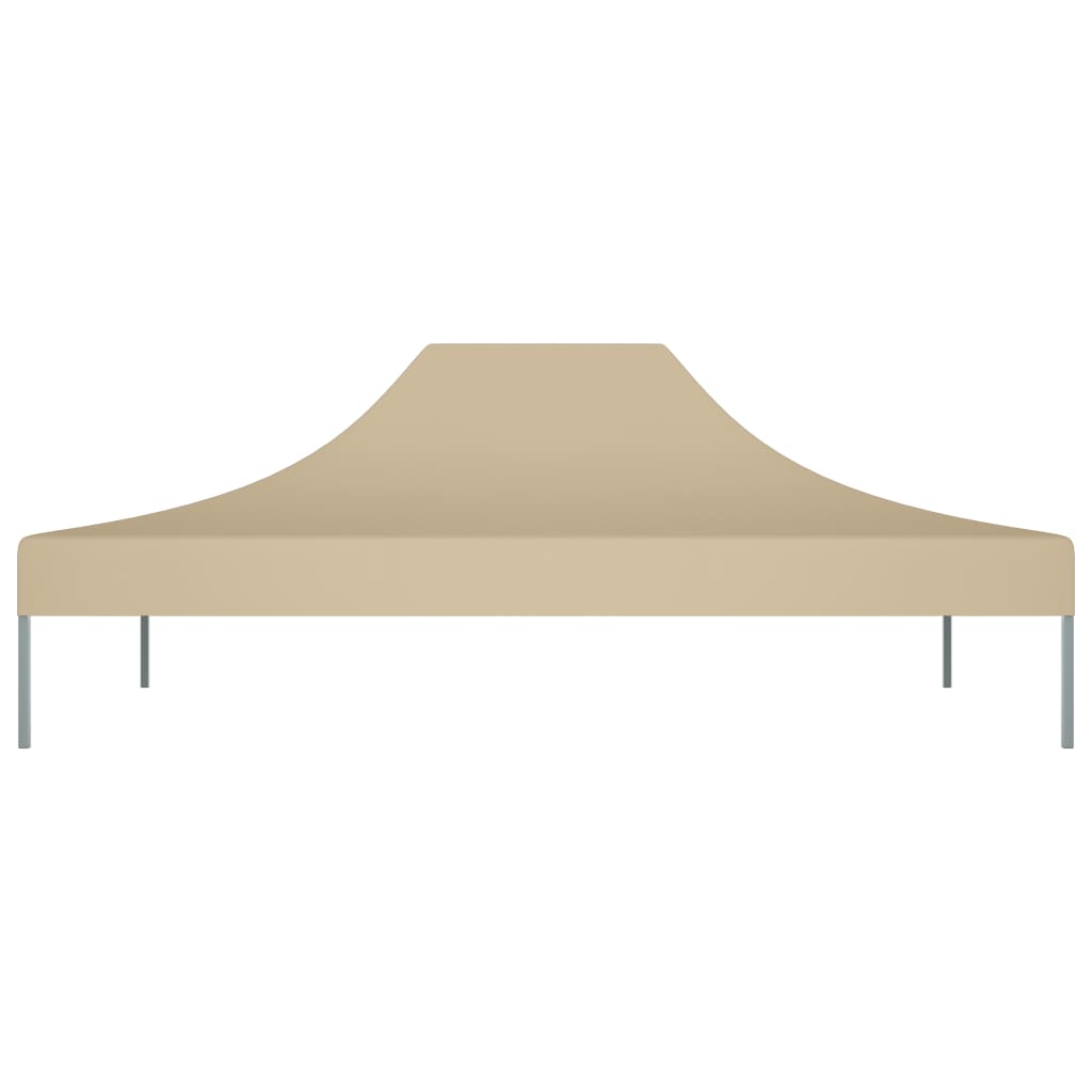 vidaXL سقف خيمة حفلات 4.5×3 م بيج 270 جم/م²
