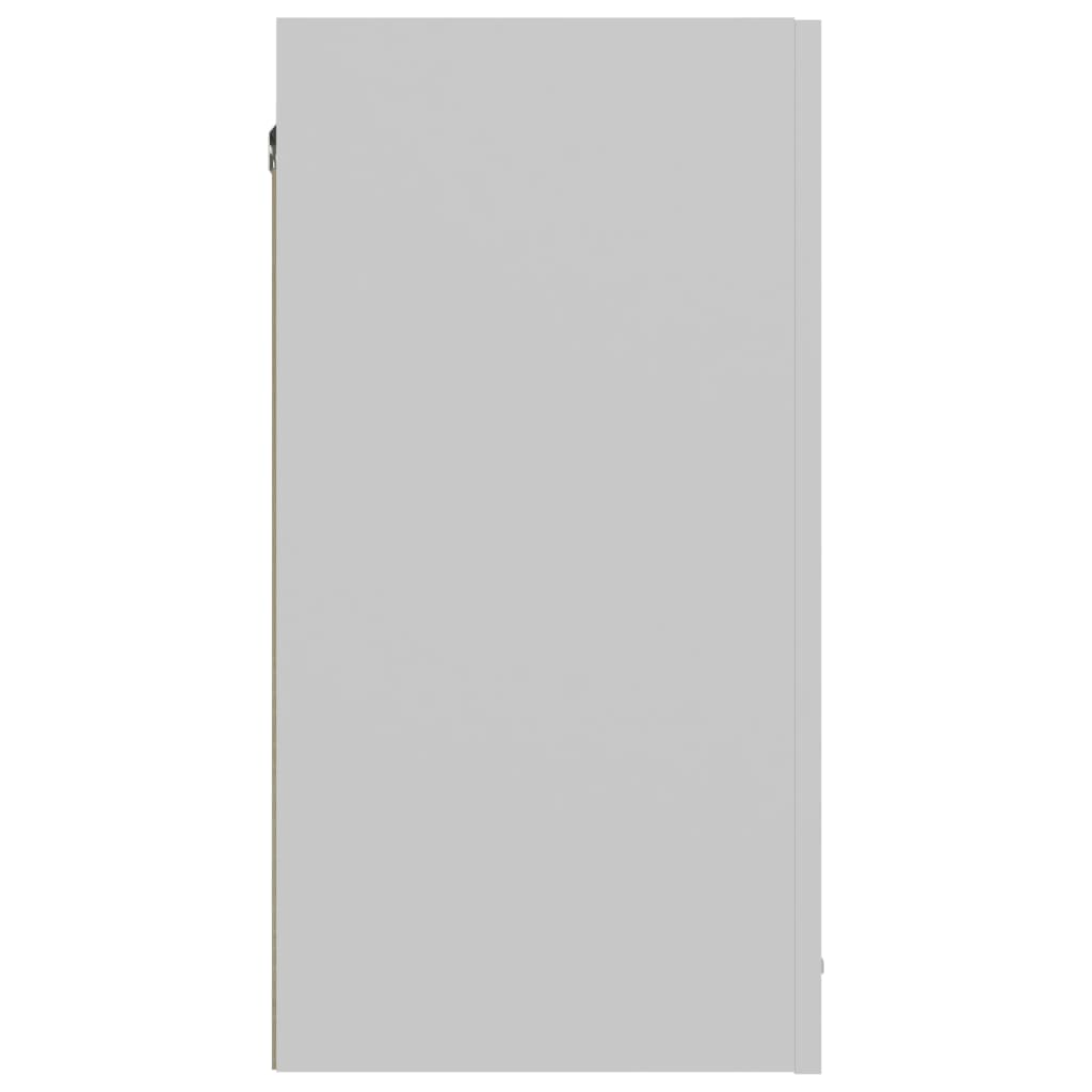 vidaXL خزانة معلقة أبيض 60×31×60 سم خشب حبيبي