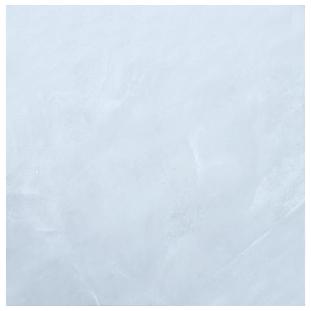 vidaXL ألواح أرضيات PVC ذاتية اللصق 5.11 م² رخام أبيض