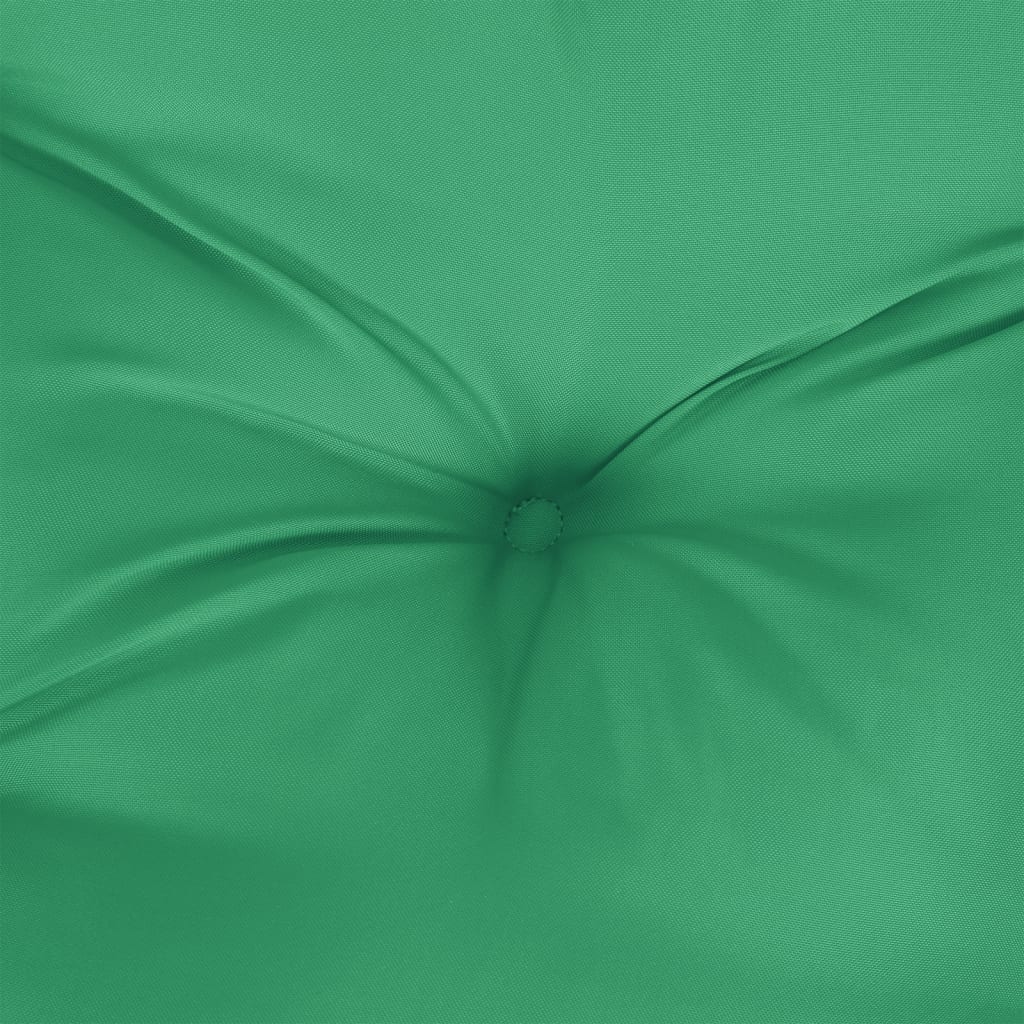 vidaXL وسادة مقعد حديقة أخضر 180×50×7 سم قماش