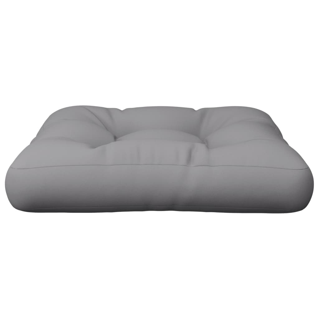 vidaXL وسادة أريكة طبلية رمادي 50×50×10 سم