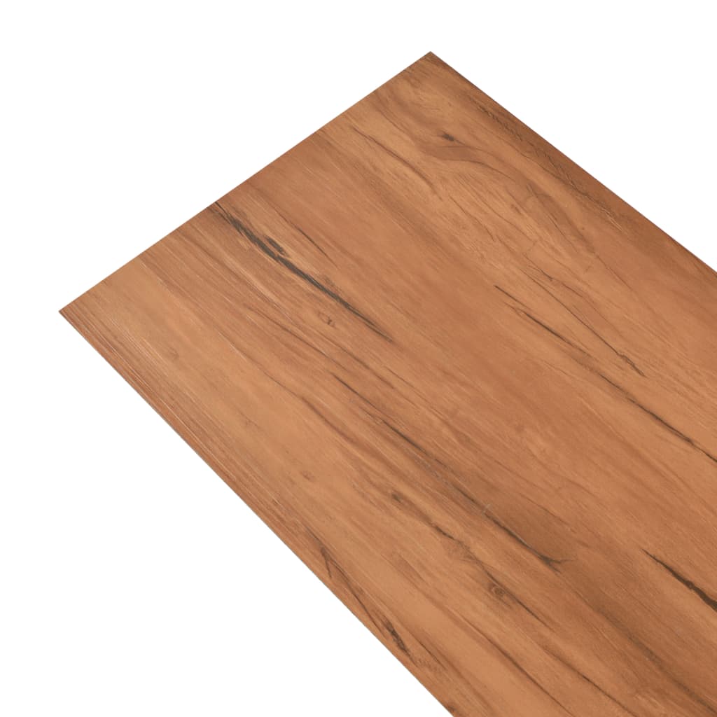 vidaXL ألواح أرضيات PVC لون خشب دردار طبيعي 4.46 م² 3 ملم