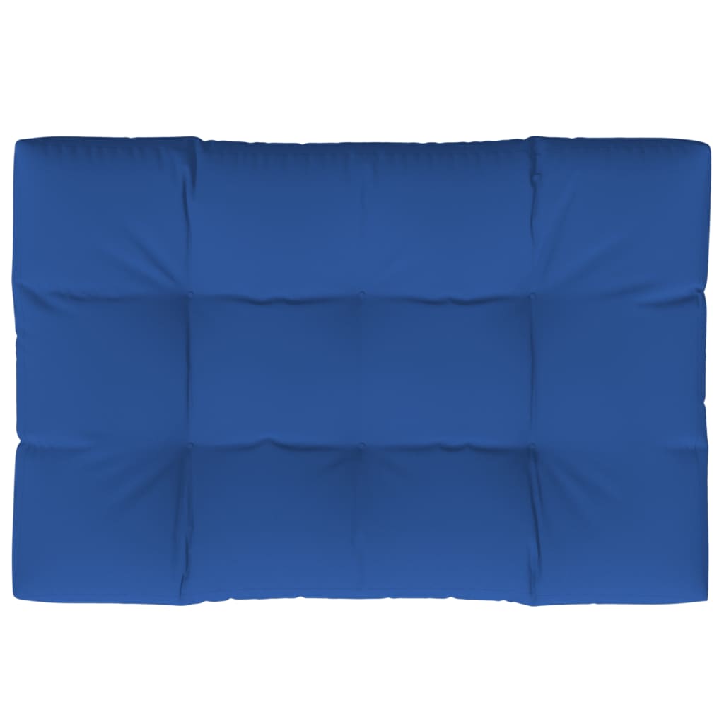 vidaXL وسادة أريكة طبليات أزرق ملكي 120×80×10 سم