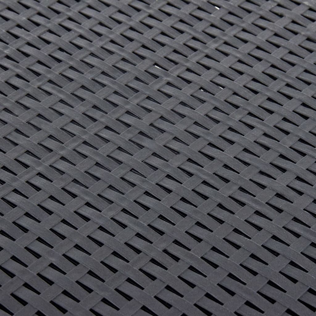 vidaXL طاولة جانبية أنثراسيت 54×54×36.5 سم بلاستيك