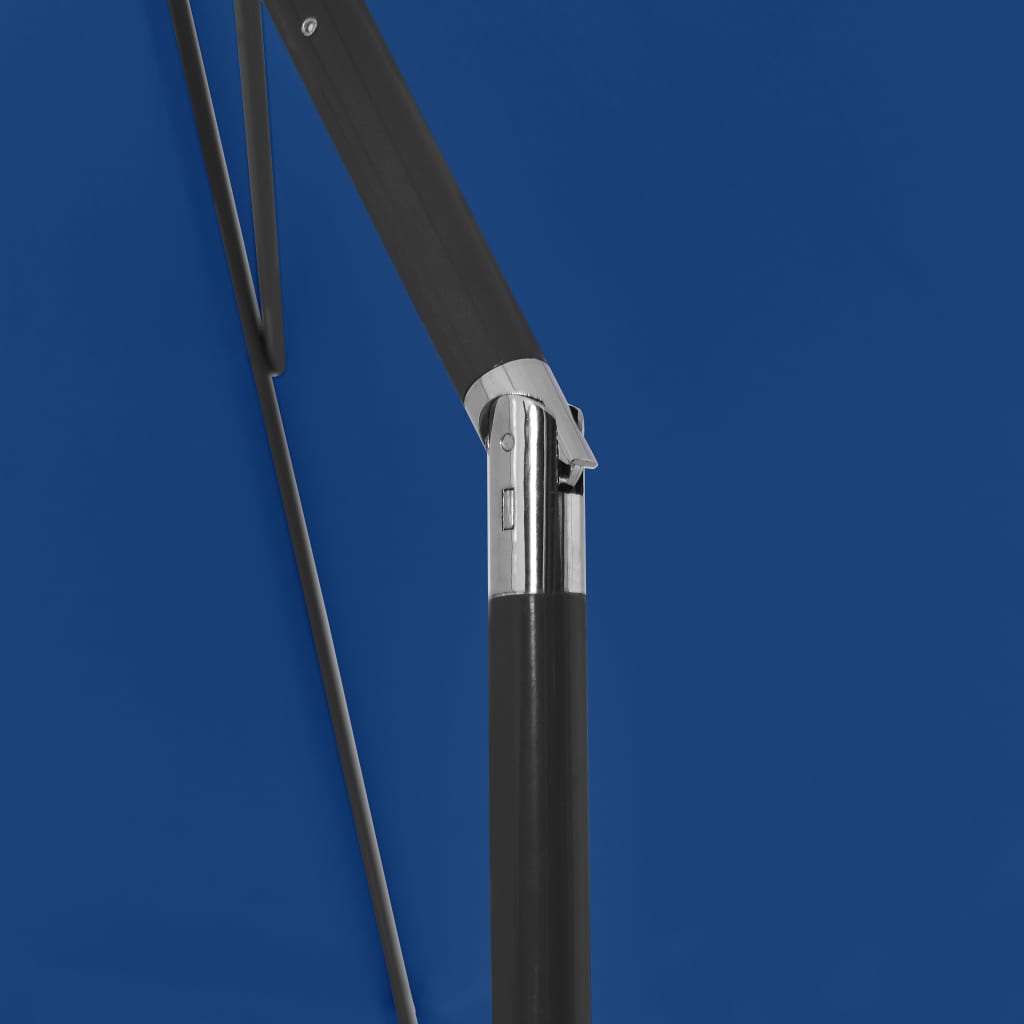 vidaXL مظلة شاطئ أزرق سماوي 180×120 سم
