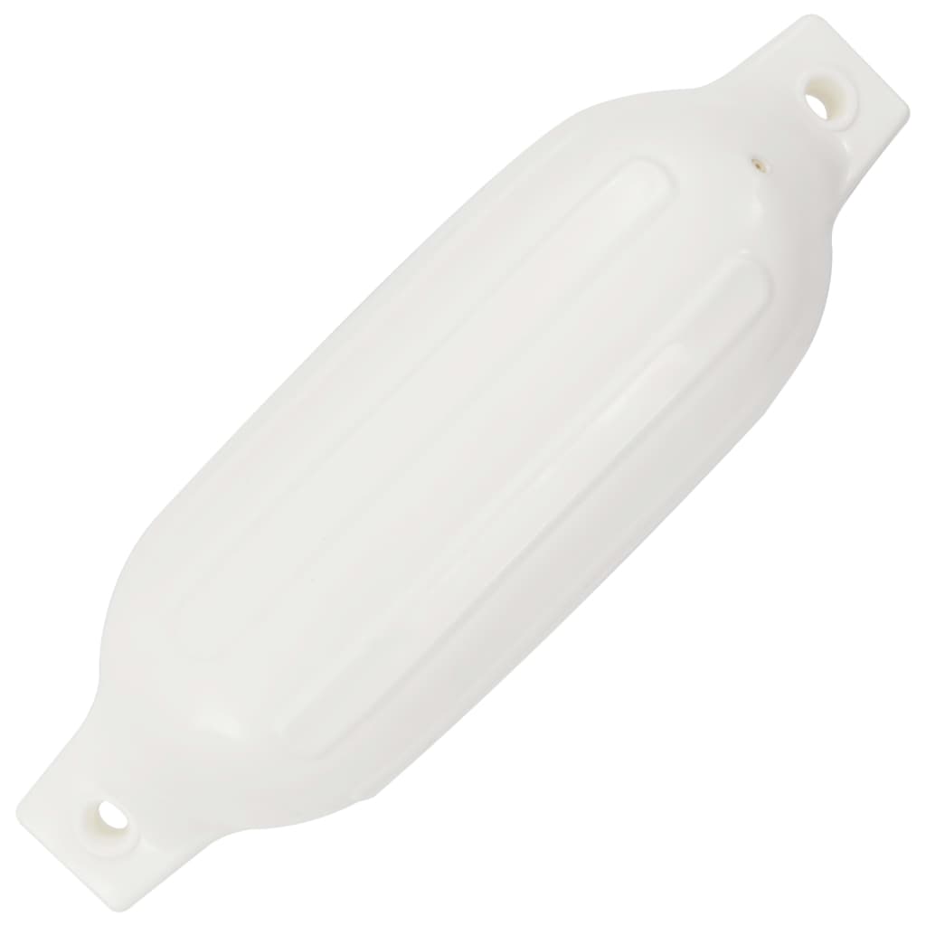 vidaXL مصد قارب 4 قطع لون أبيض 41×11.5 سم PVC