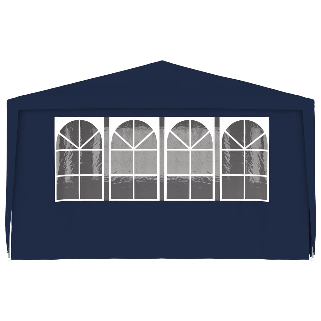 vidaXL خيمة حفلات احترافية بجدران جانبية 4×6 م أزرق 90 جم/م²