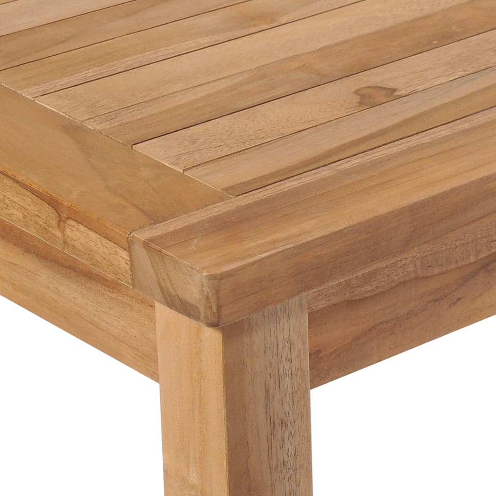 vidaXL طاولة حديقة 150×90×77 سم خشب ساج صلب