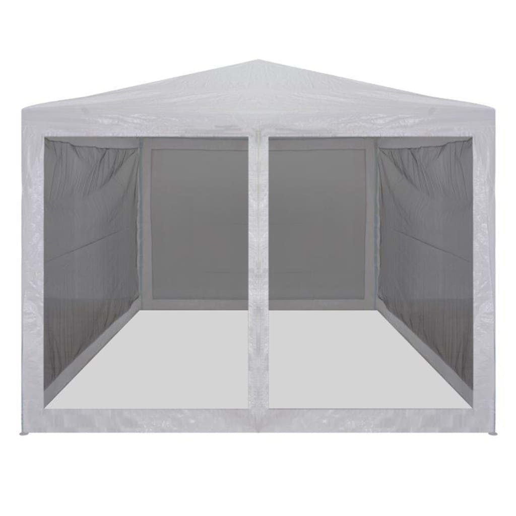 vidaXL خيمة حفلات مع 4 جدران جانبية شبكية 3×3 م