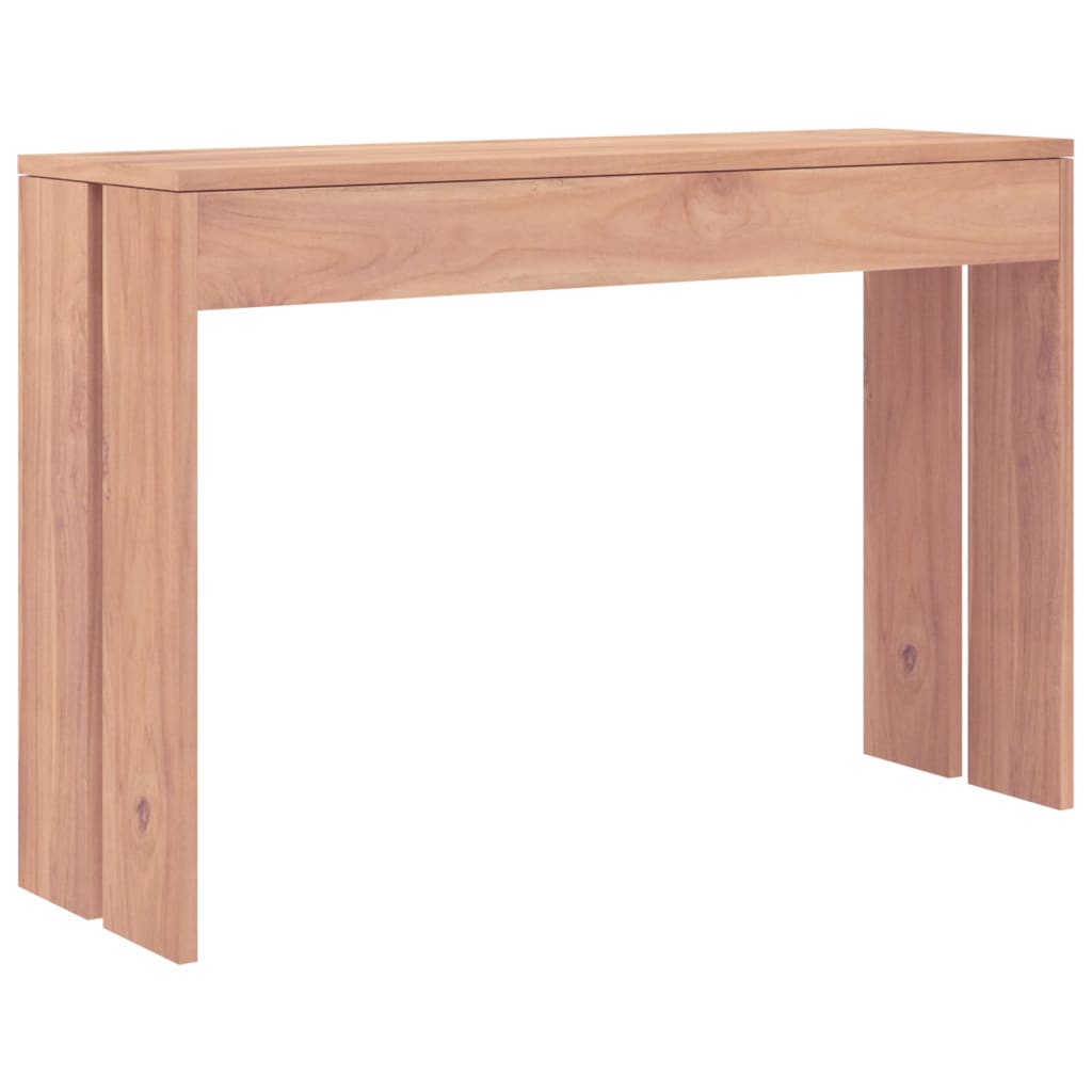 vidaXL طاولة كونسول 110×35×75 سم خشب ساج صلب